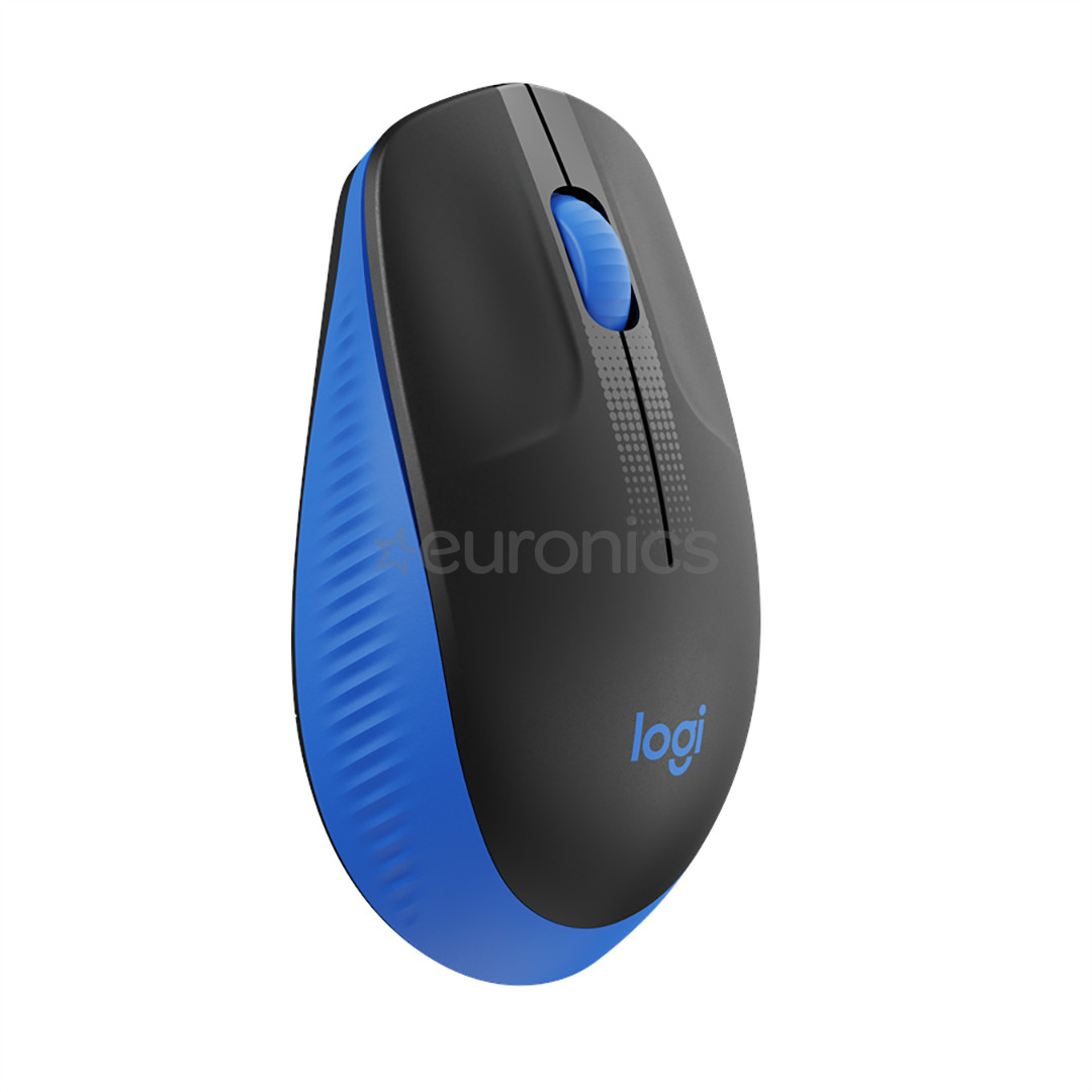 Logitech M190, синий/черный - Беспроводная оптическая мышь