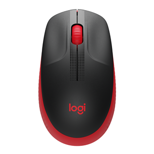 Logitech M190, красный/черный - Беспроводная оптическая мышь 910-005908