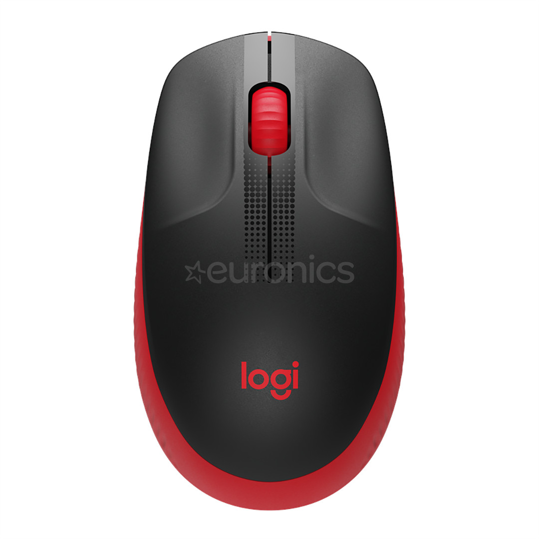 Logitech M190, red - Wireless Optical Mouse