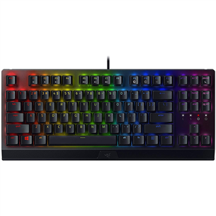 Razer BlackWidow V3 TKL Razer Green Switch, RUS, black, RGB - Mechanical Keyboard