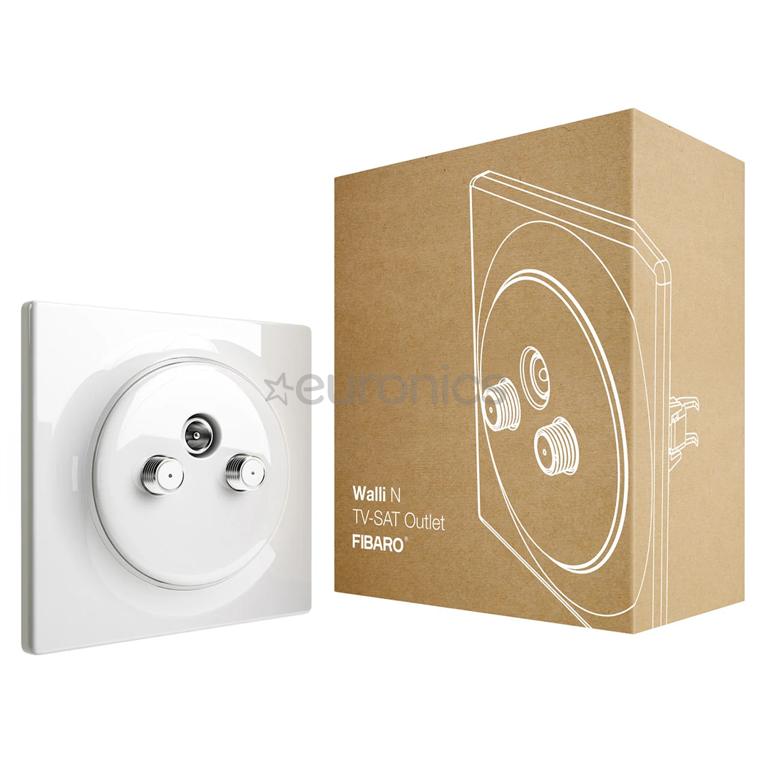 Fibaro Walli N TV-SAT Outlet (Z-Wave)