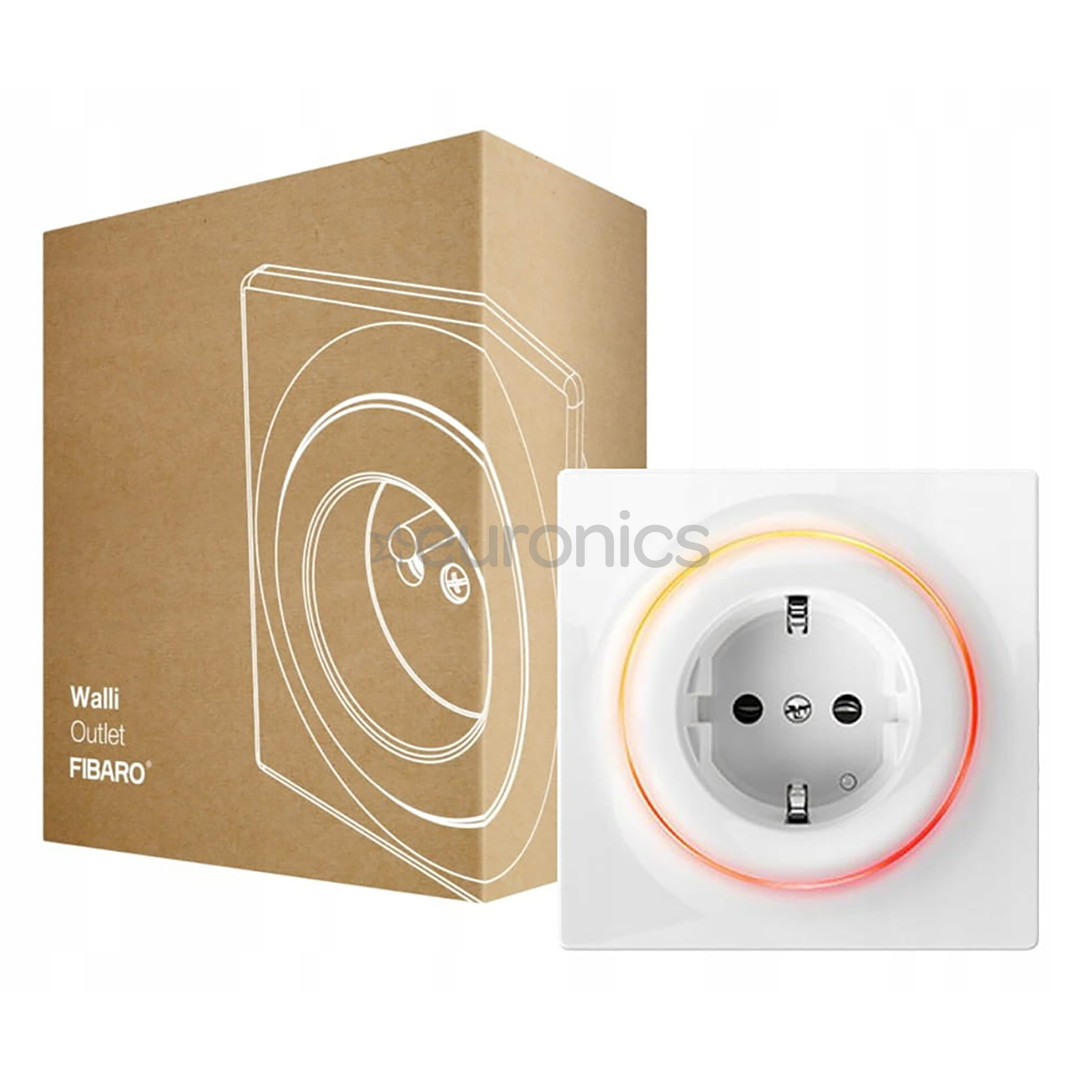 Умная розетка Fibaro Walli Smart Outlet type F (Z-Wave)