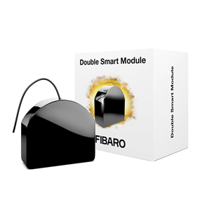 Fibaro, Z-Wave Plus, black - Double Smart Module