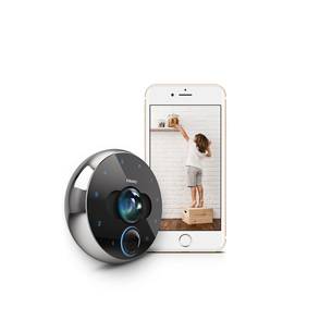 Fibaro Intercom, 4 MP, BT, WiFi, LAN, black - Smart Doorbell with Camera