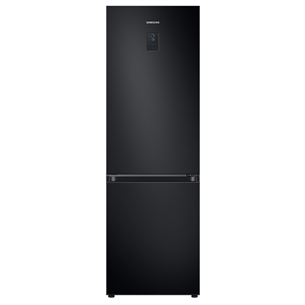 Samsung, NoFrost, 344 L, height 186 cm, black - Refrigerator RB34T675EBN/EF