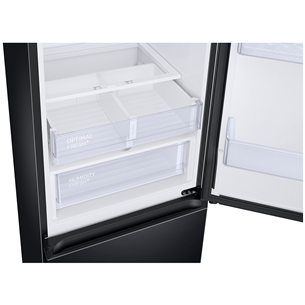 Samsung, NoFrost, 344 L, height 186 cm, black - Refrigerator