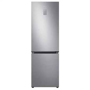 Samsung, Humidity Fresh +, NoFrost, 344 L, kõrgus 186 cm, roostevaba teras - Külmik