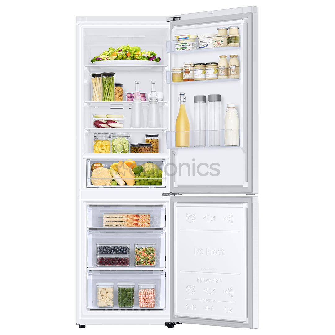 Samsung, NoFrost, 344 L, kõrgus 186 cm, valge - Külmik