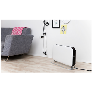 Mill, 2000W, white/black - Convector