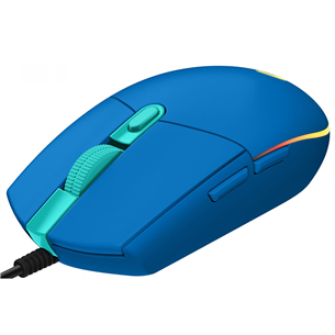 Logitech G102 LightSync, sinine - Juhtmega optiline hiir