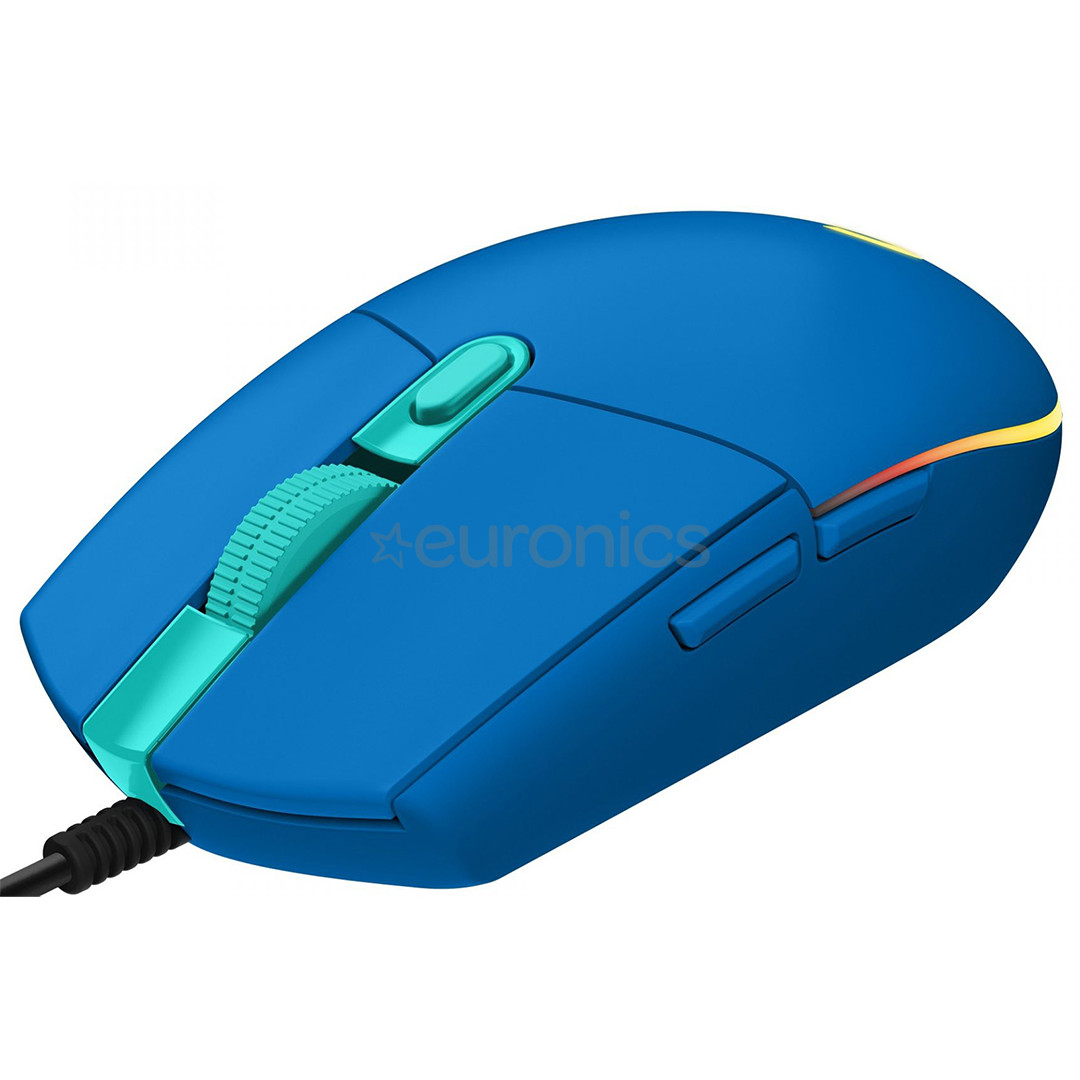 Logitech G102 LightSync, blue - Wired Optical Mouse