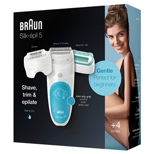 Braun Silk-épil 5, white/blue - Epilator