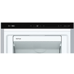 Bosch, NoFrost, jäämasin, 242 L, kõrgus 186 cm, roostevaba teras - Sügavkülmik