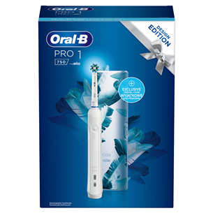 Braun Oral-B Cross Action White, футляр, белый - Электрическая зубная щетка