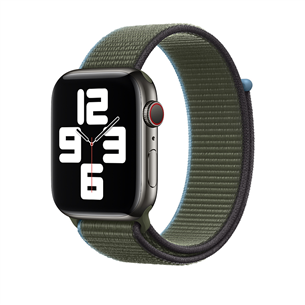 Vahetusrihm Apple Watch Inverness Green Sport Loop 44mm