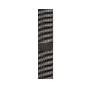 Vahetusrihm Apple Watch Graphite Milanese Loop 44mm