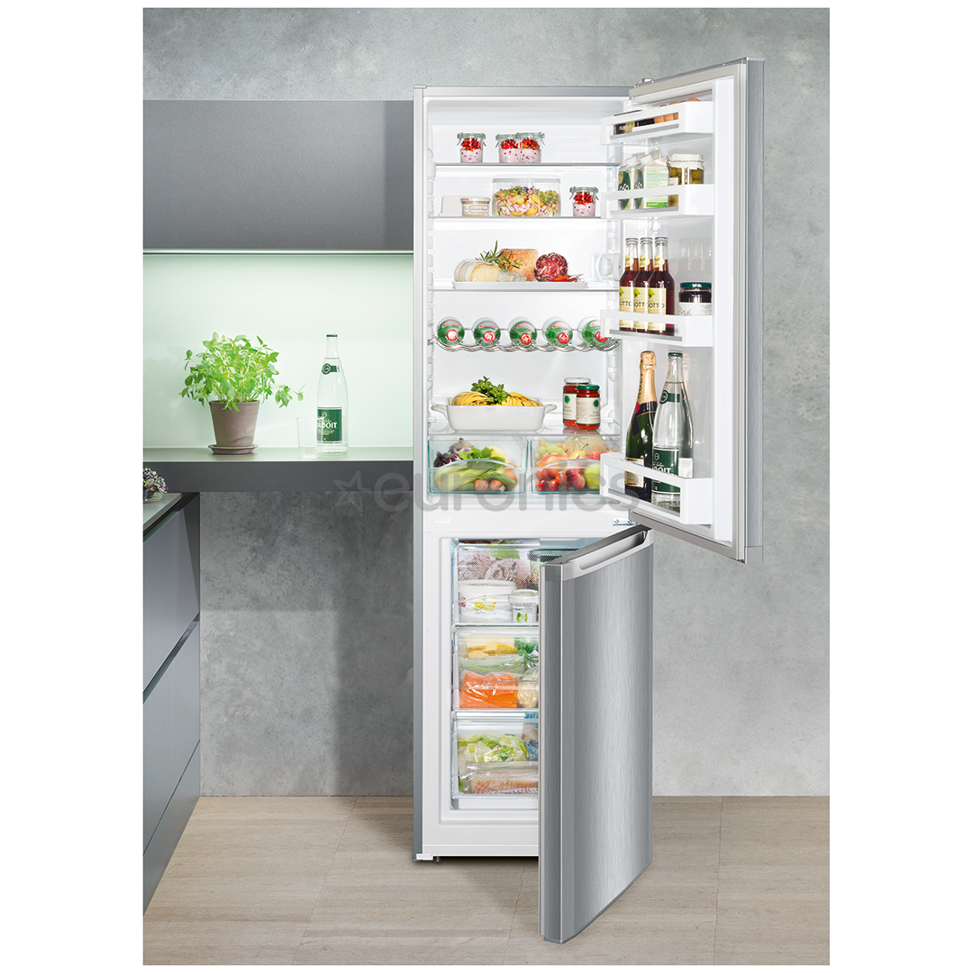 Liebherr SmartFrost, 296 L, stainless steel - Refrigerator