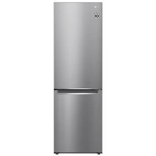 LG, NatureFRESH, 341 L, height 186 cm, silver - Refrigerator