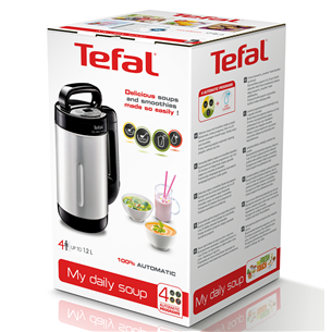 Tefal Daily Soup, 1000 W, 1, 2 L, inox, black - Blender