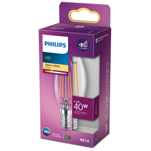 LED candle Philips (E14, 40W)