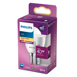 LED lamp Philips (E14, 40W)