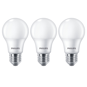 3 x LED lamp Philips (E27, 60W)