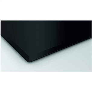 Bosch, 4 варочные зоны, ширина 80,2 см, без рамы, черный - Интегрируемая индукционная варочная панель