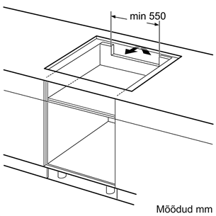 Bosch, 4 keeduala, laius 80,2 cm, raamita, must - Integreeritav induktsioonpliidiplaat