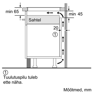 Bosch, 4 keeduala, laius 80,2 cm, raamita, must - Integreeritav induktsioonpliidiplaat