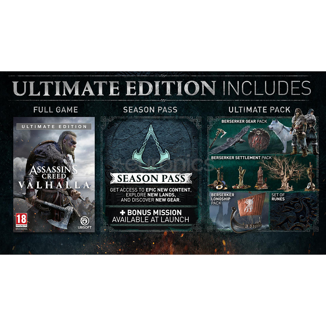 PS5 mäng Assassin's Creed: Valhalla Ultimate Edition