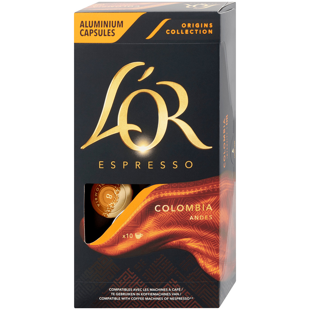 L'OR Colombia, 10 порций - Кофейные капсулы
