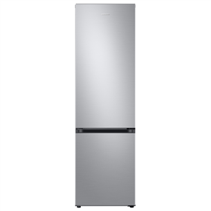 Samsung, NoFrost, 390 л, высота 203 см, серебристый - Холодильник RB38T602DSA/EF