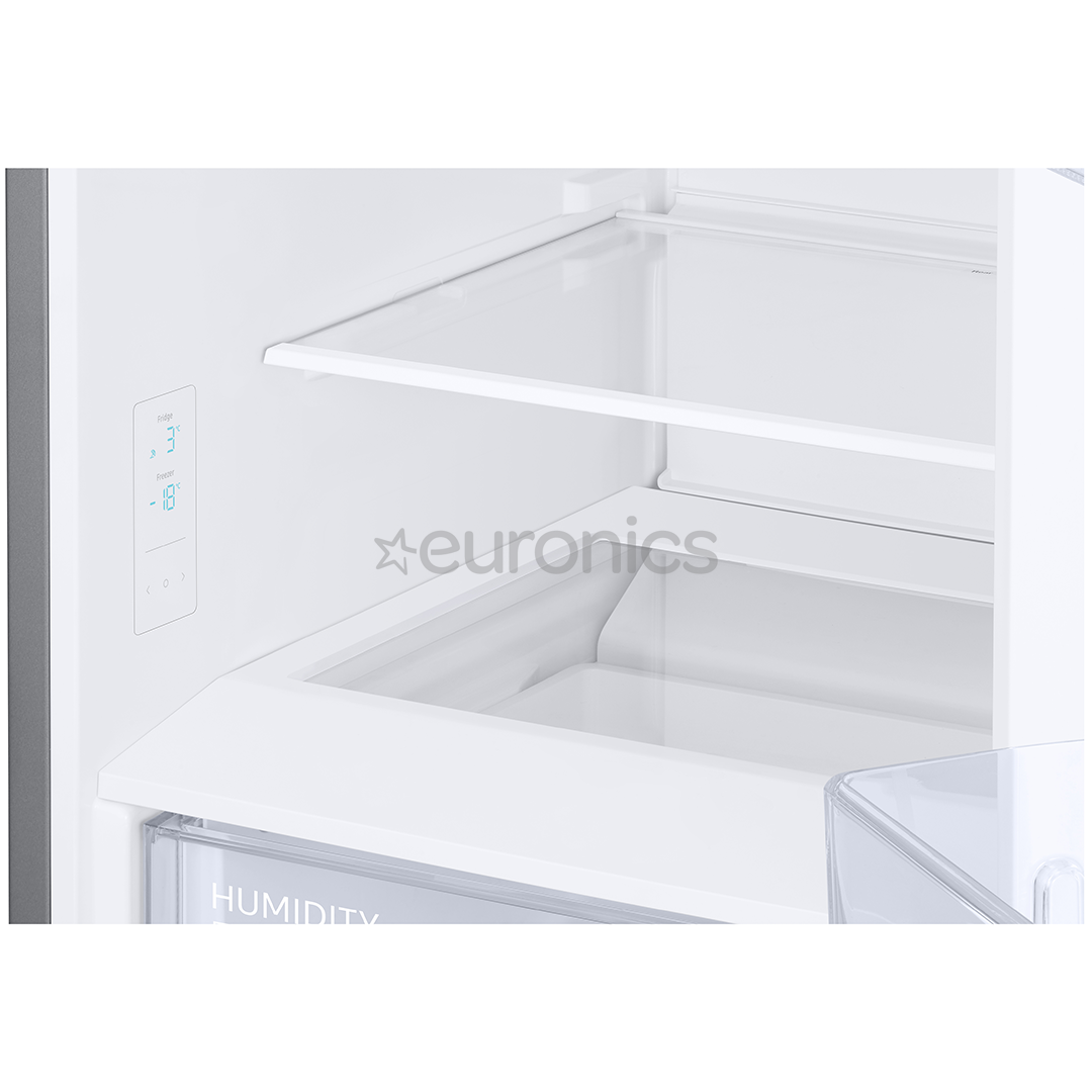 Samsung, NoFrost, 390 L, height 203 cm, silver - Refrigerator