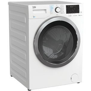 Beko, 7 kg / 4 kg, sügavus 45 cm, 1400 p/min - Kuivatiga pesumasin