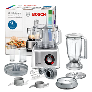 Bosch MultiTalent 8, 3.9 L, 1250 W, valge - Köögikombain