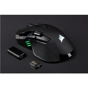 Corsair Ironclaw RGB, black - Wireless Optical Mouse