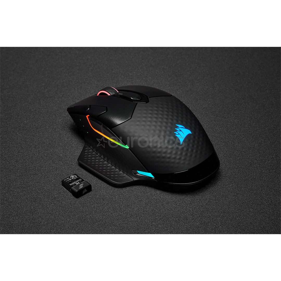 Corsair Dark Core Pro SE RGB, must - Juhtmevaba optiline hiir