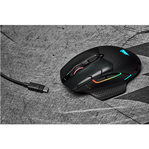 Corsair Dark Core Pro SE RGB, must - Juhtmevaba optiline hiir
