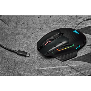 Corsair Dark Core Pro SE RGB, must - Juhtmevaba optiline hiir