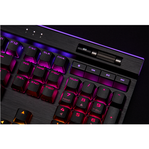 Corsair K95 Platinum XT Cherry MX Silver, SWE, must - Mehaaniline klaviatuur