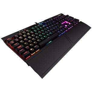 Corsair K70 MK.2 Cherry MX Red, SWE, must - Mehaaniline klaviatuur