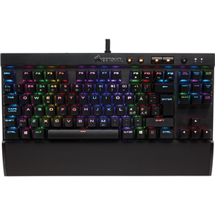 Keyboard Corsair K65 LUX TKL RGB Cherry MX Red (SWE)