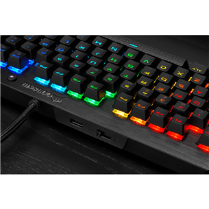 Klaviatuur Corsair K65 LUX TKL RGB Cherry MX Red (SWE)