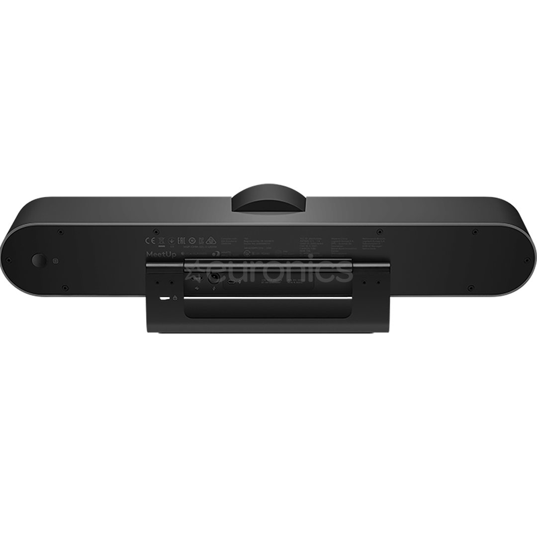 Logitech MeetUp, 4K, must - Konverentsikaamera