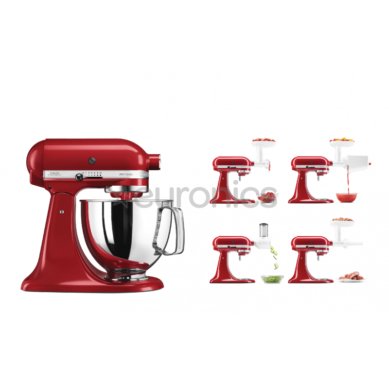 Komplekt - mikser KitchenAid Artisan 4,83L + Gurmee komplekt