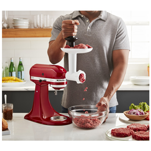 KitchenAid Artisan 4,8 л, 300 Вт, красный - Mиксер + насадка для фарша/печенья