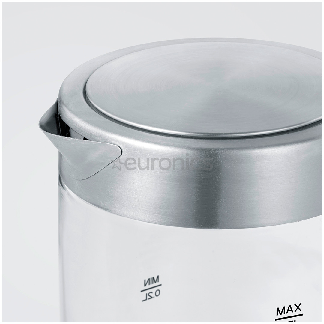 Severin, 0.5 L, clear/silver - Kettle