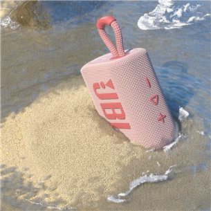 JBL GO 3, roosa - Kaasaskantav kõlar
