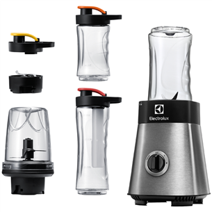 Electrolux, 400 W, 0.6 L + 2 x 0.3 L, inox/black  - Blender