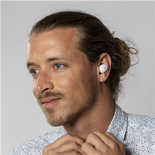 JLab Jbuds Go Air, white/gray - True-wireless Earbuds